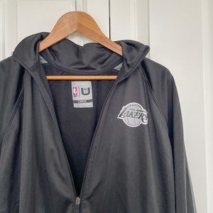 Authentic LA Lakers NBA Merch Athletic Zip Up Performance Warm-up Jacket